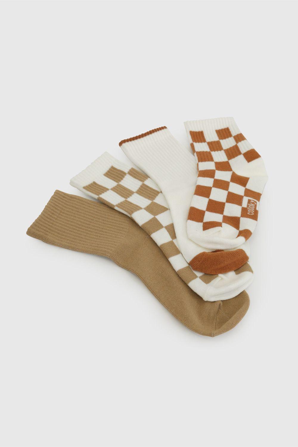 Calcetin 3/4 Niño Cafe 7475 Colloky-2