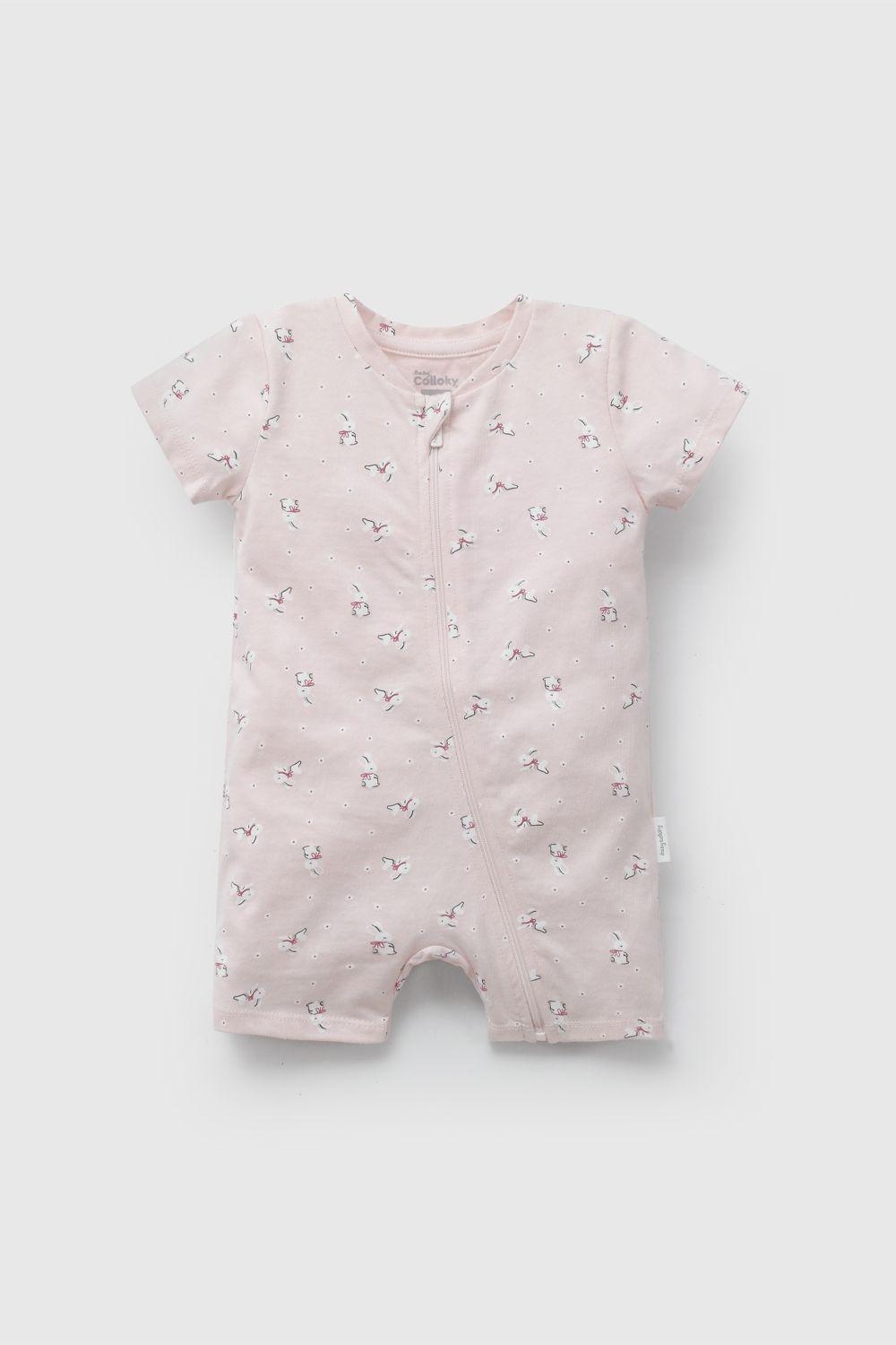 Pijama Rosado Conejos De Bebé PJJE0831V26-0