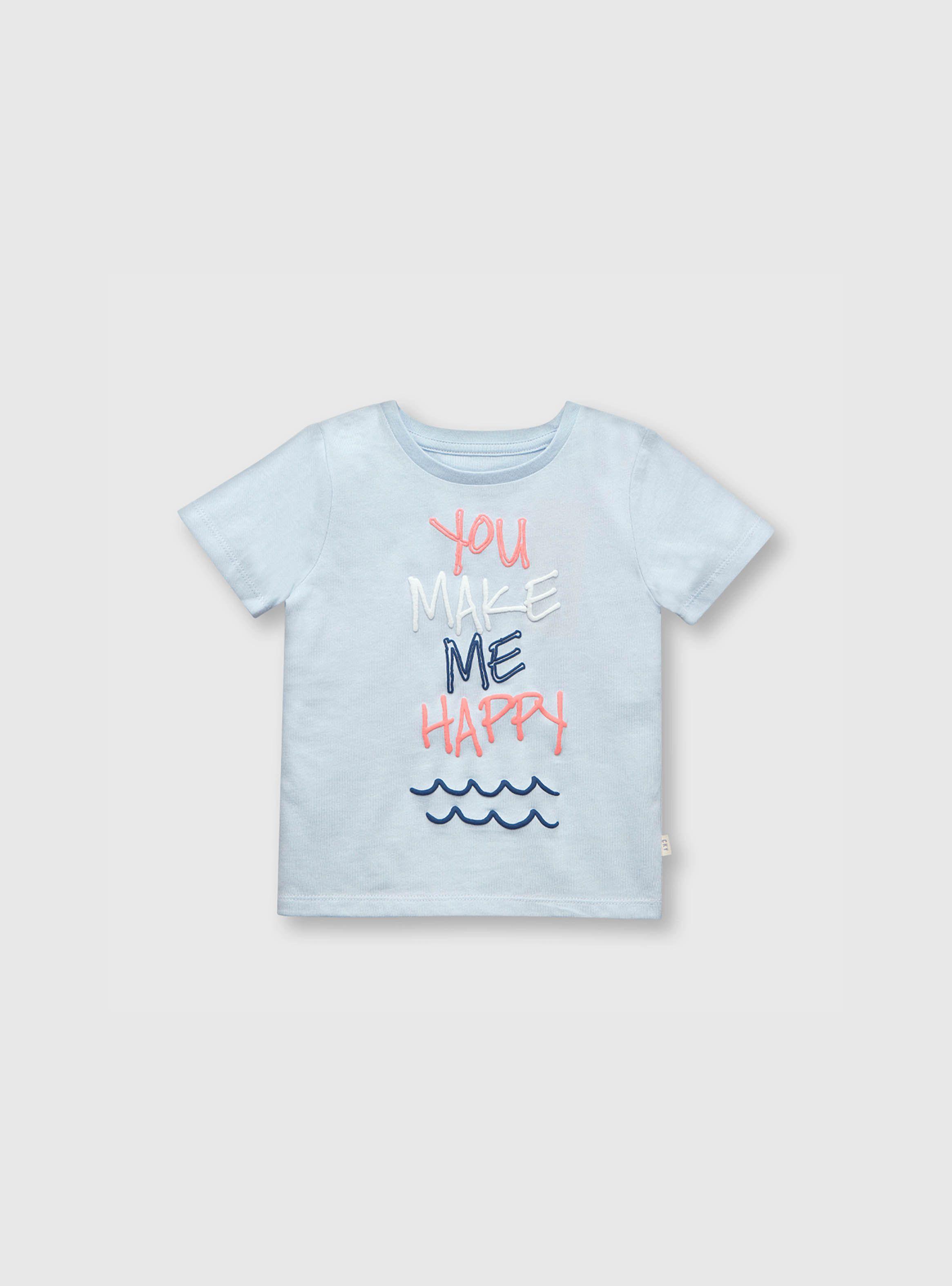 Polera Niño Celeste (3 A 36 Meses) Colloky-0
