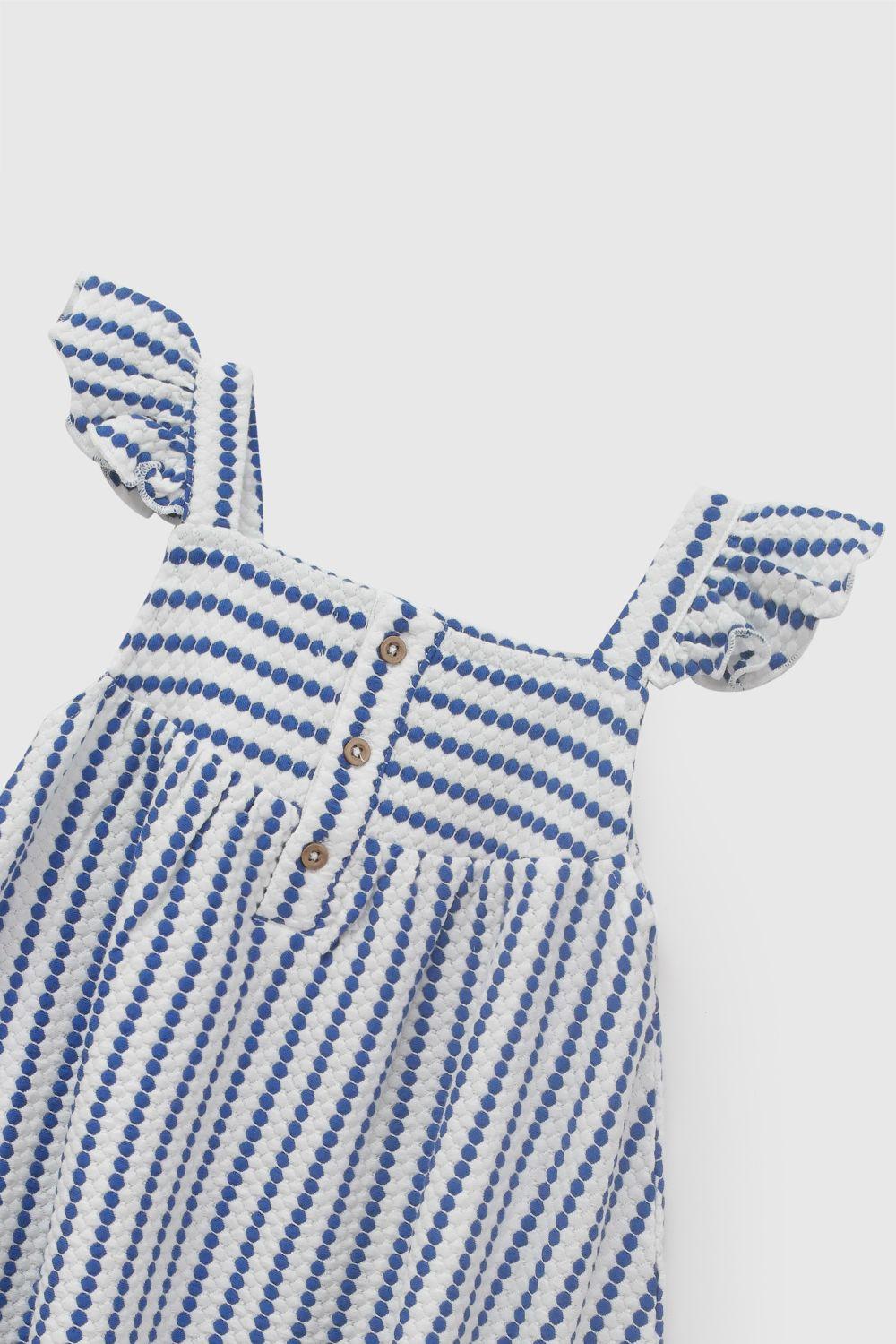 Vestido Rayas Multicolor Niña 6-9M a 4-5A Colloky-3
