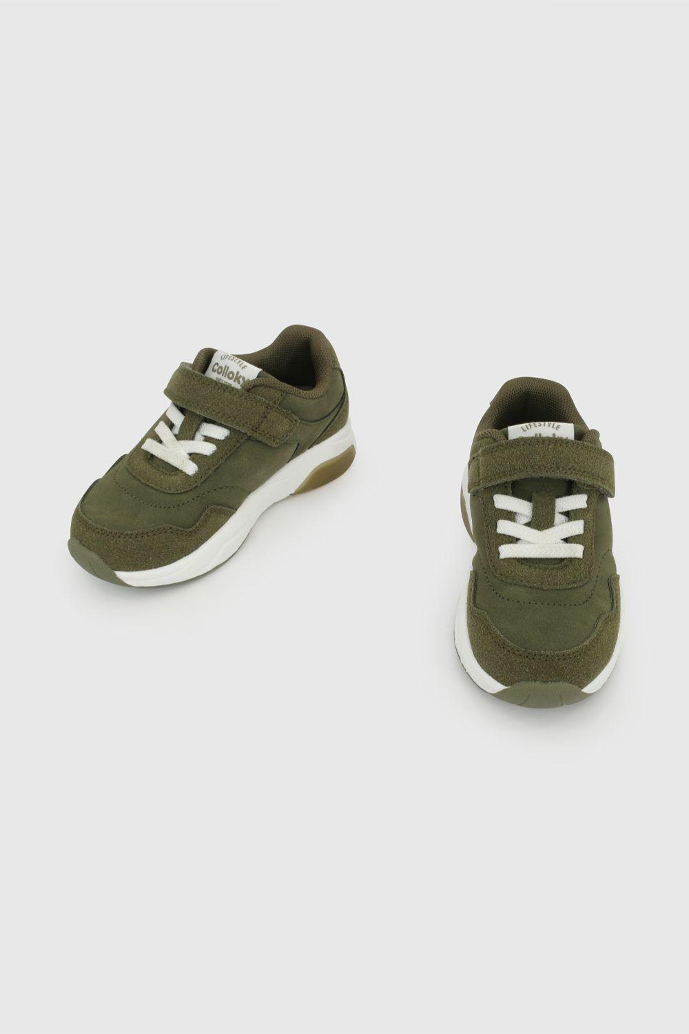 Zapatilla Verde Niño 7415 Colloky-3