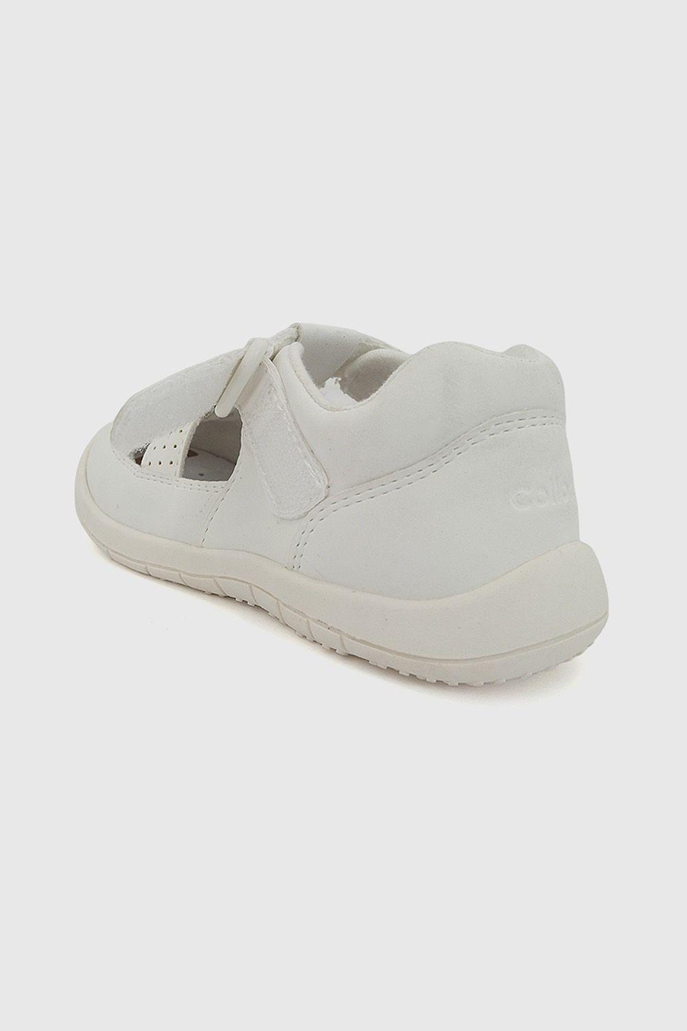 Sandalia Velcro Blanca Unisex 21-27 Colloky-6