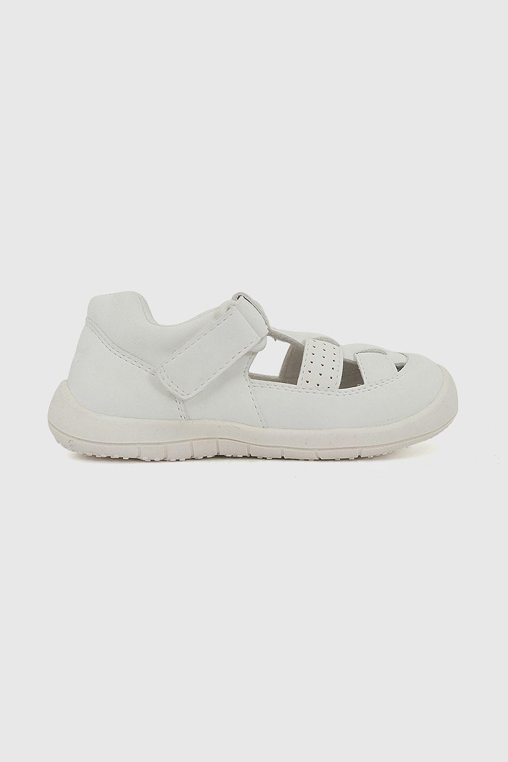 Sandalia Velcro Blanca Unisex 21-27 Colloky-2