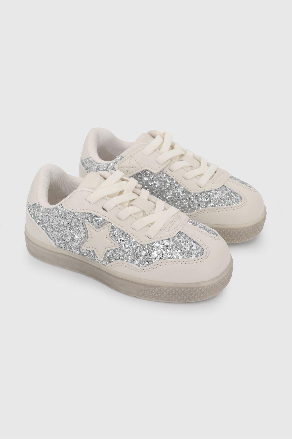 Zapatilla Plateada Niña 47460208V26-0