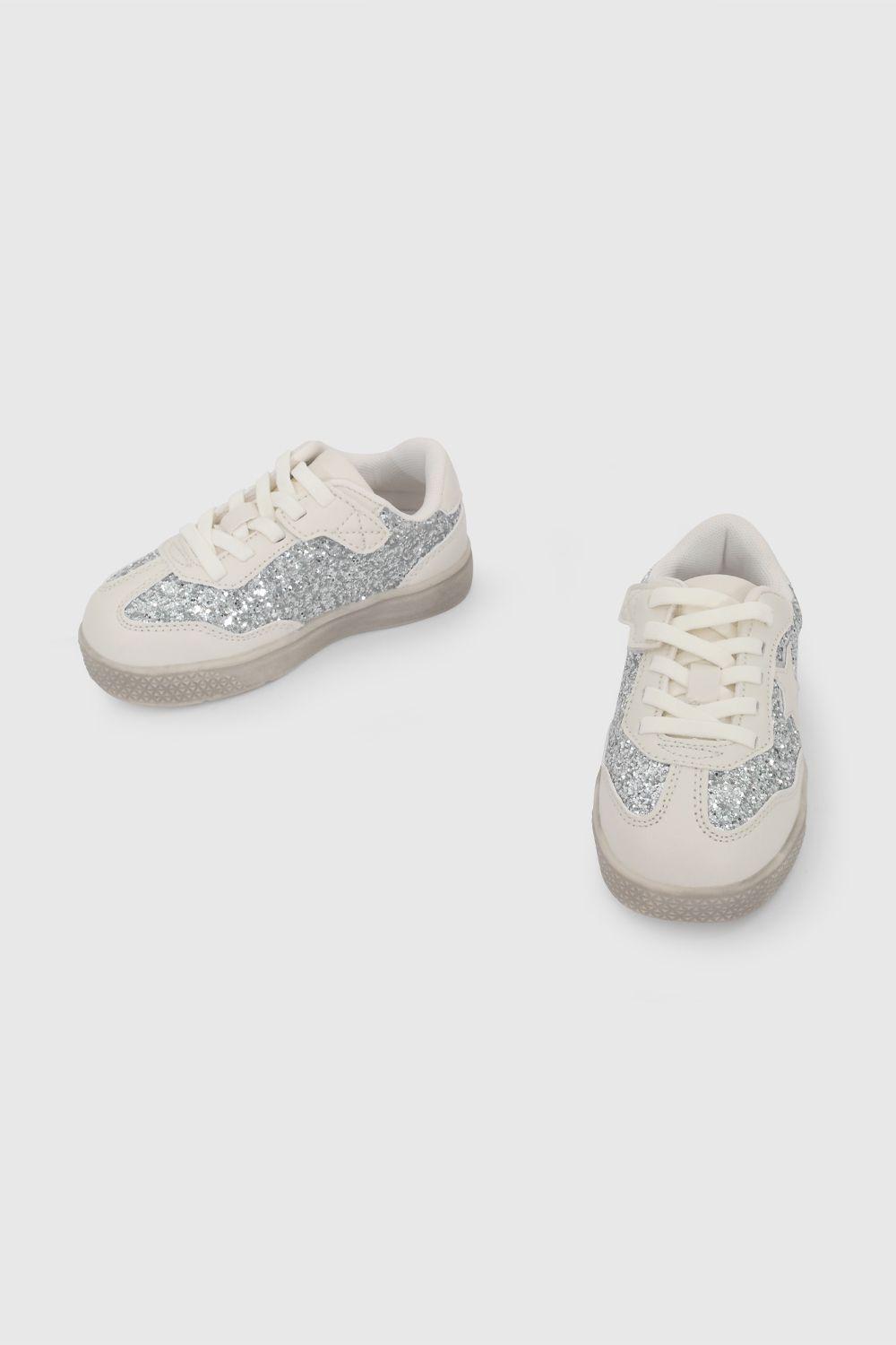 Zapatilla Plateada Niña 47460208V26-3