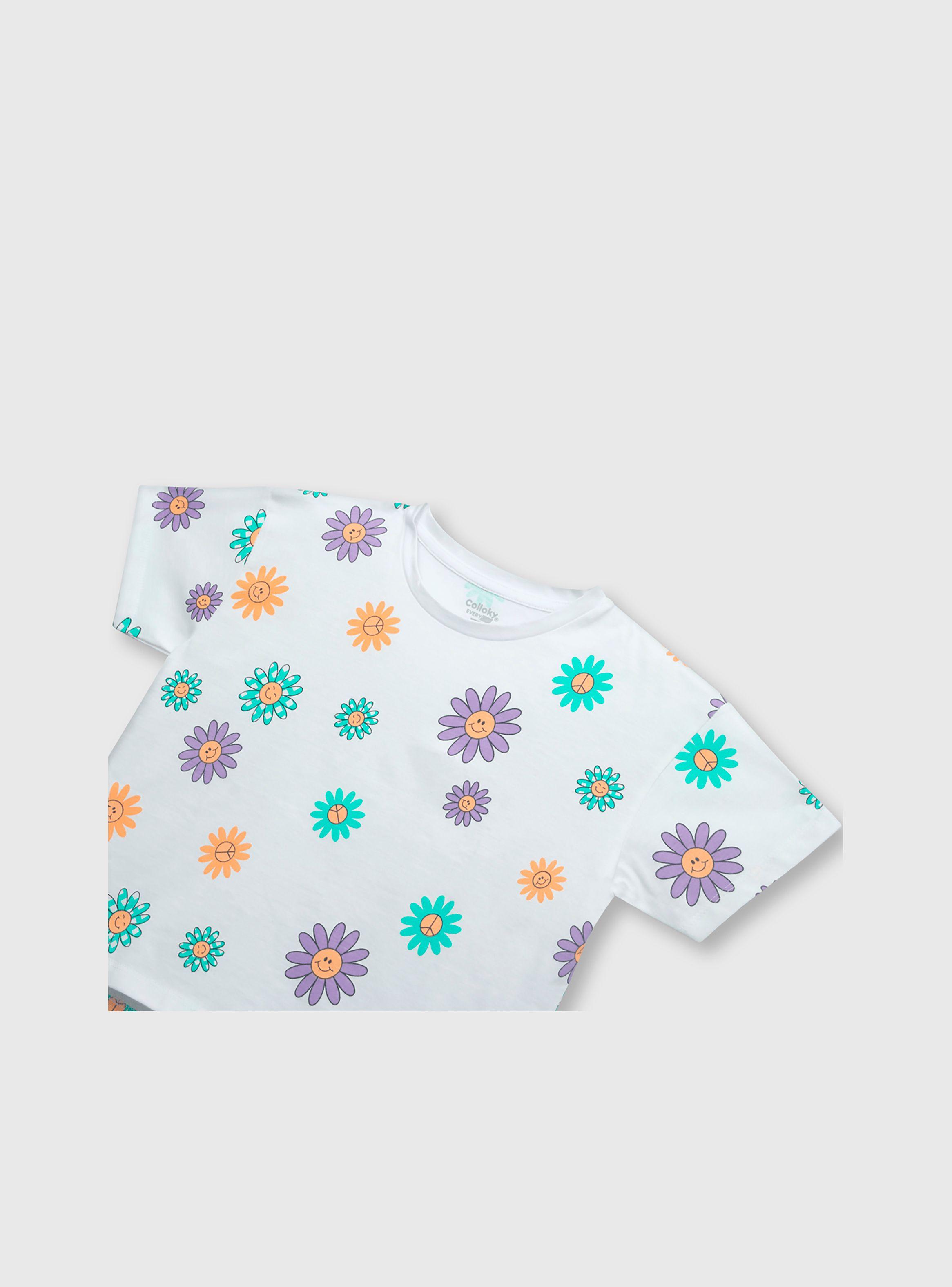 Polera Niña Blanco 55613 Colloky-2