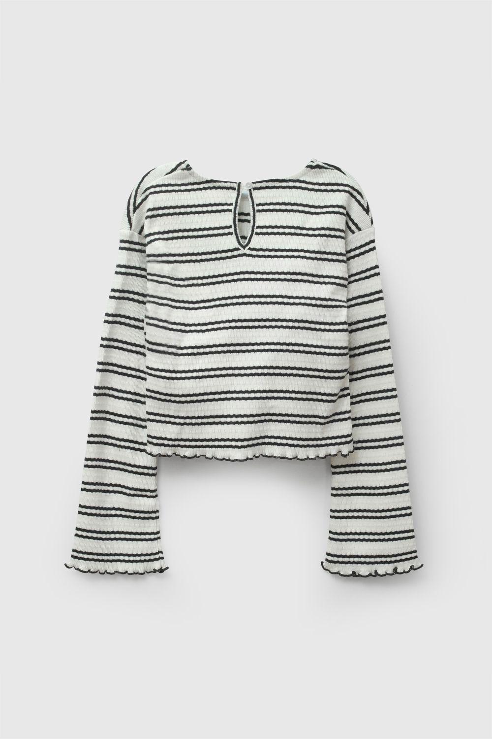 Polera Rayas Marengo Niña 3-4A a 12-13A Colloky-1