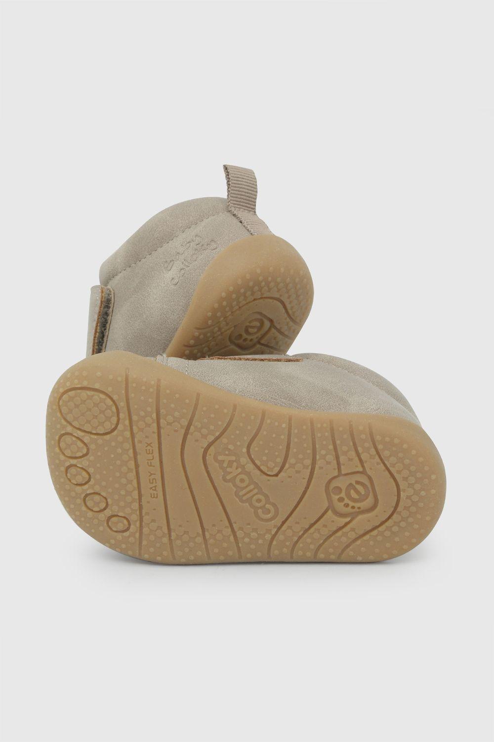 Zapato Velcro Cafe Niño 17-20 Colloky-5