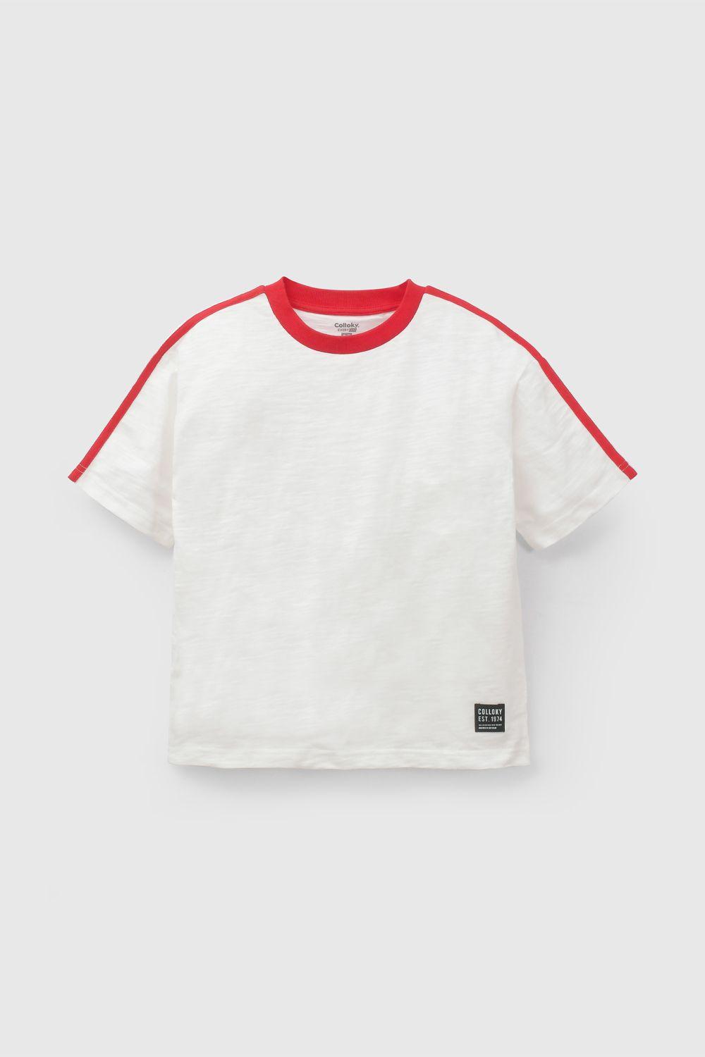 Polera Blanco Niño 7558 Colloky-0