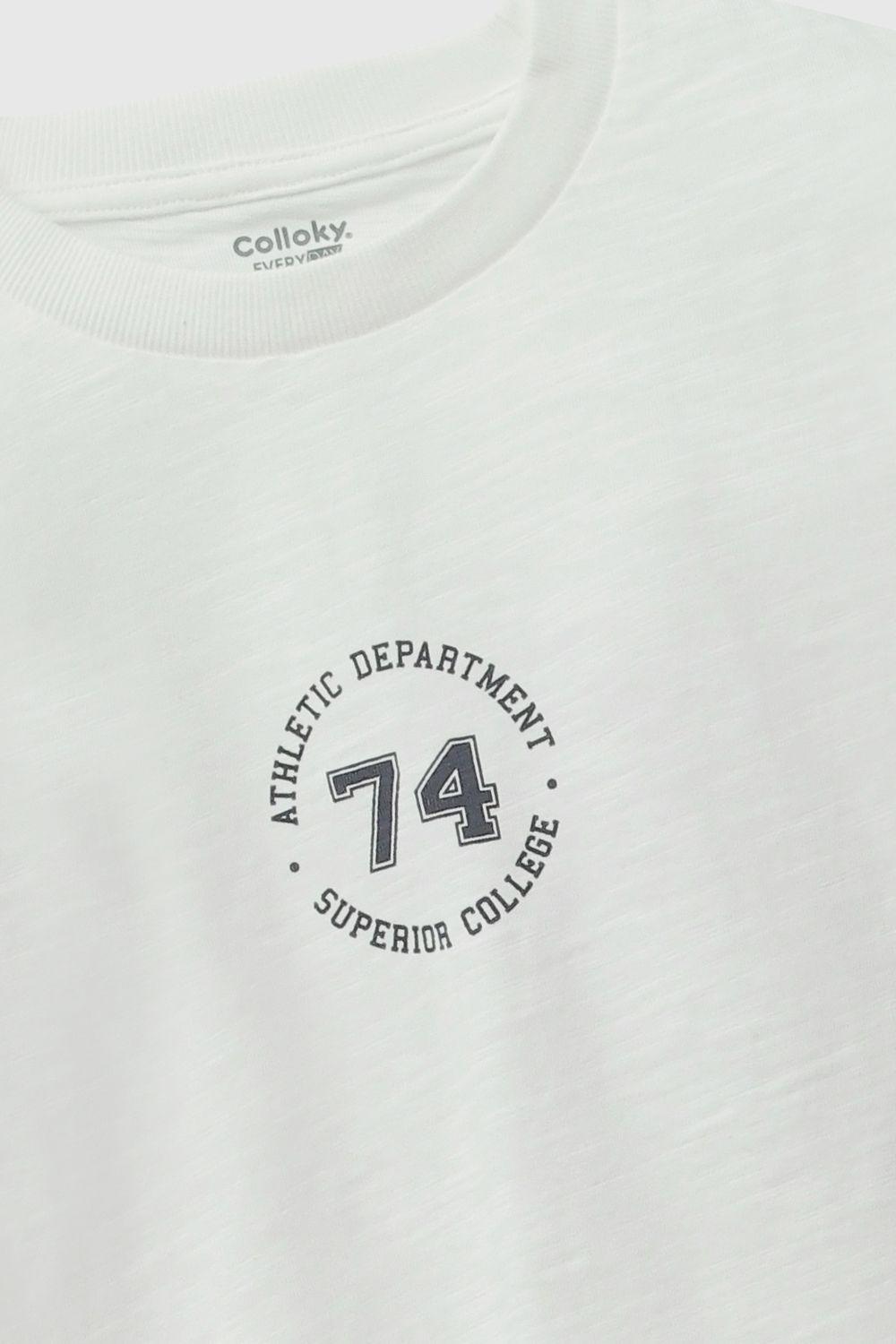 Polera manga larga Varsity niño blanco 3-4A a 12-13A-3
