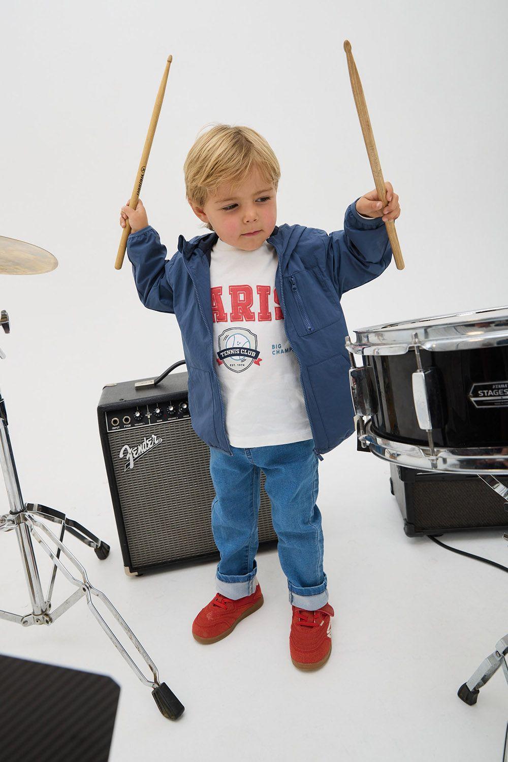 Polera Niño Blanco 7771 Colloky-1