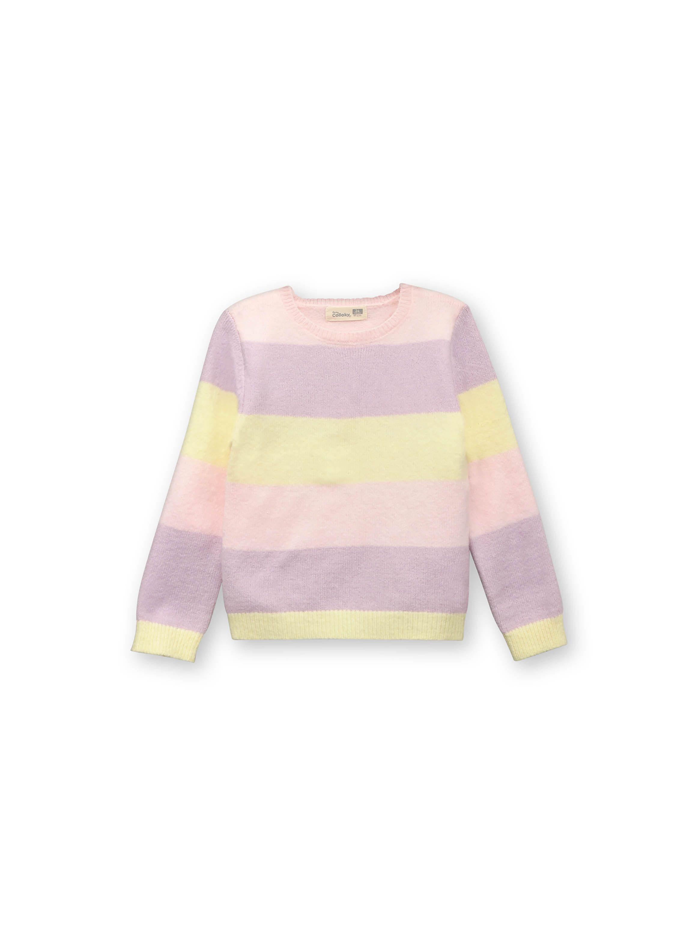 Sweater Niña Rosado Pastel (3 A 36 Meses) Colloky-0