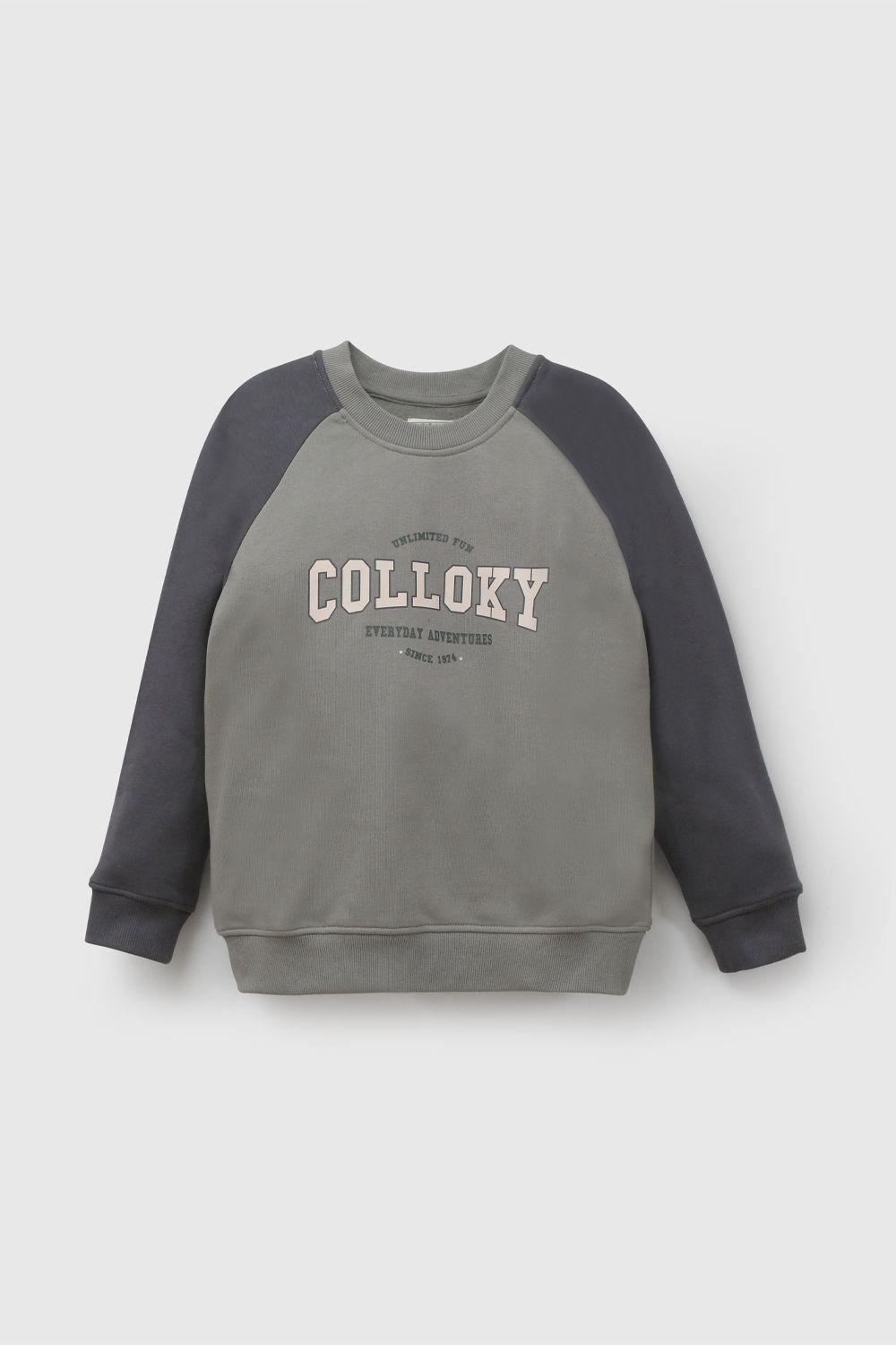 Polerón Gris Niño 7563 Colloky-0