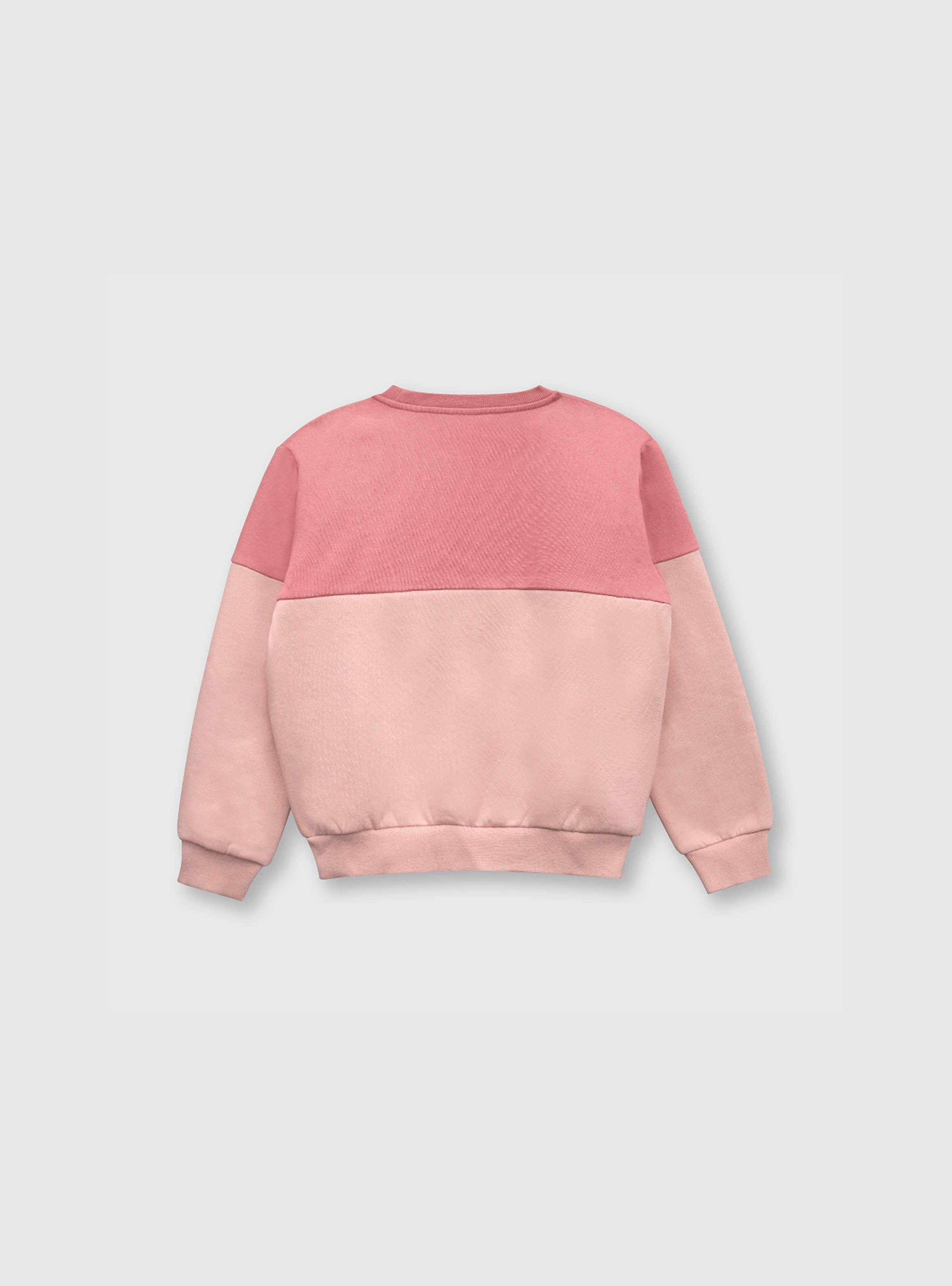 Polerón De Niña Bicolor Cky Rosado (2 A 12 Años) Colloky-1