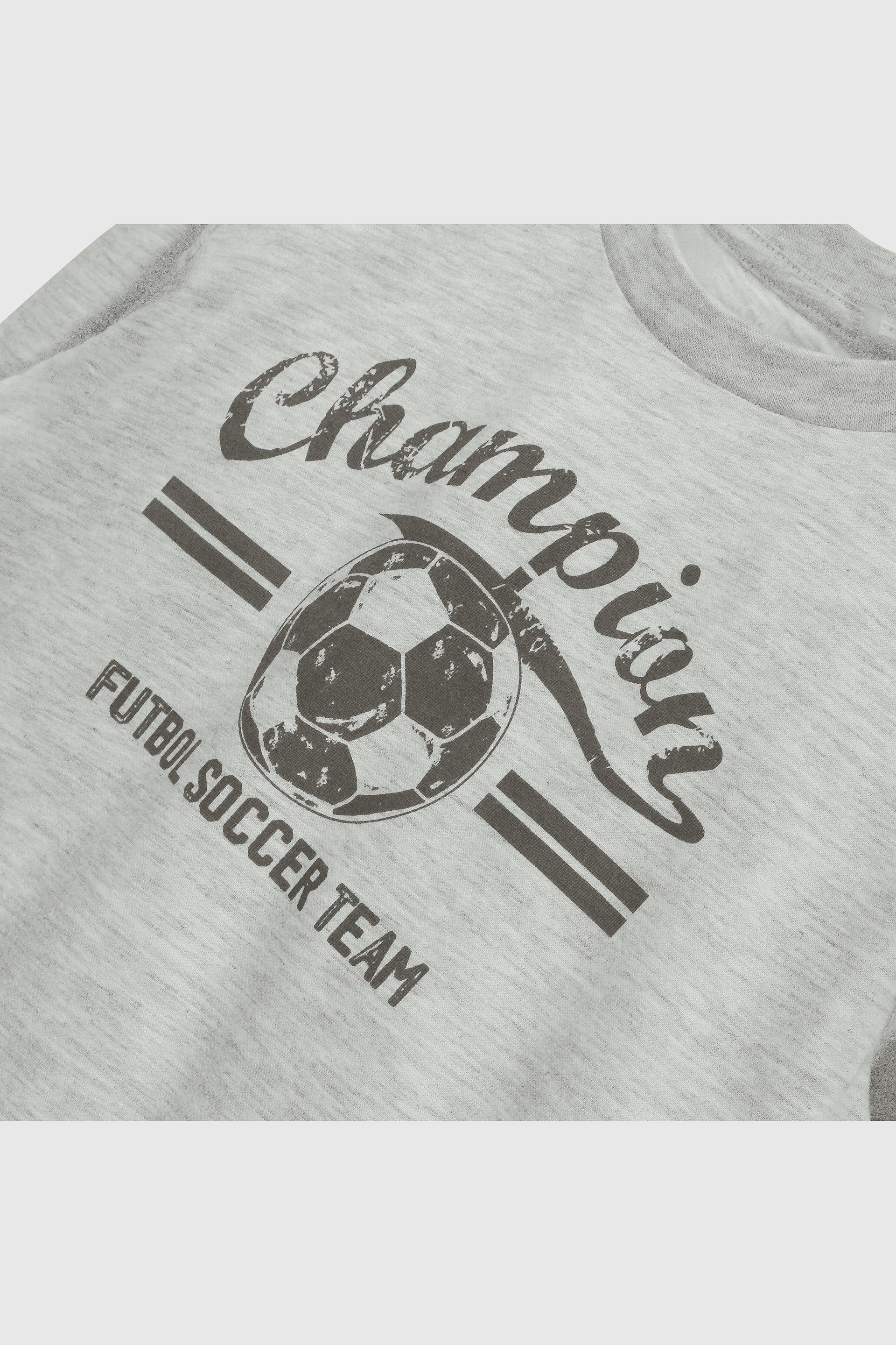 Polera Gris Estampada-2