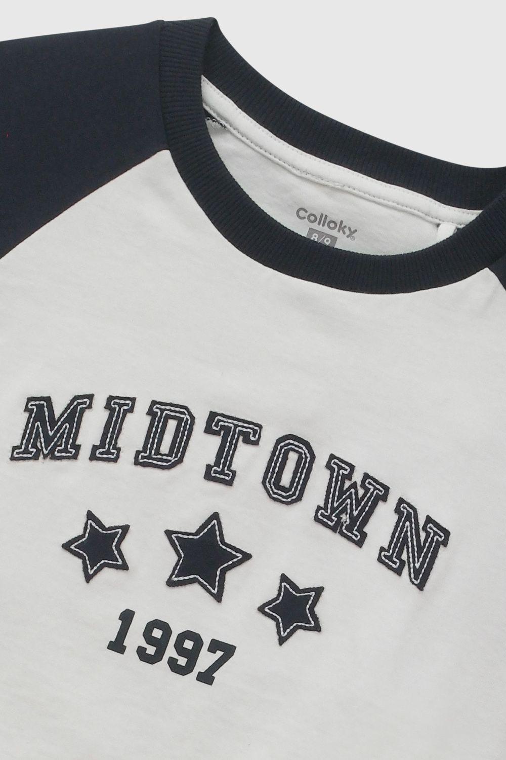 Polera Midtown Azul Marino Niña 3-4A a 12-13A Colloky-2