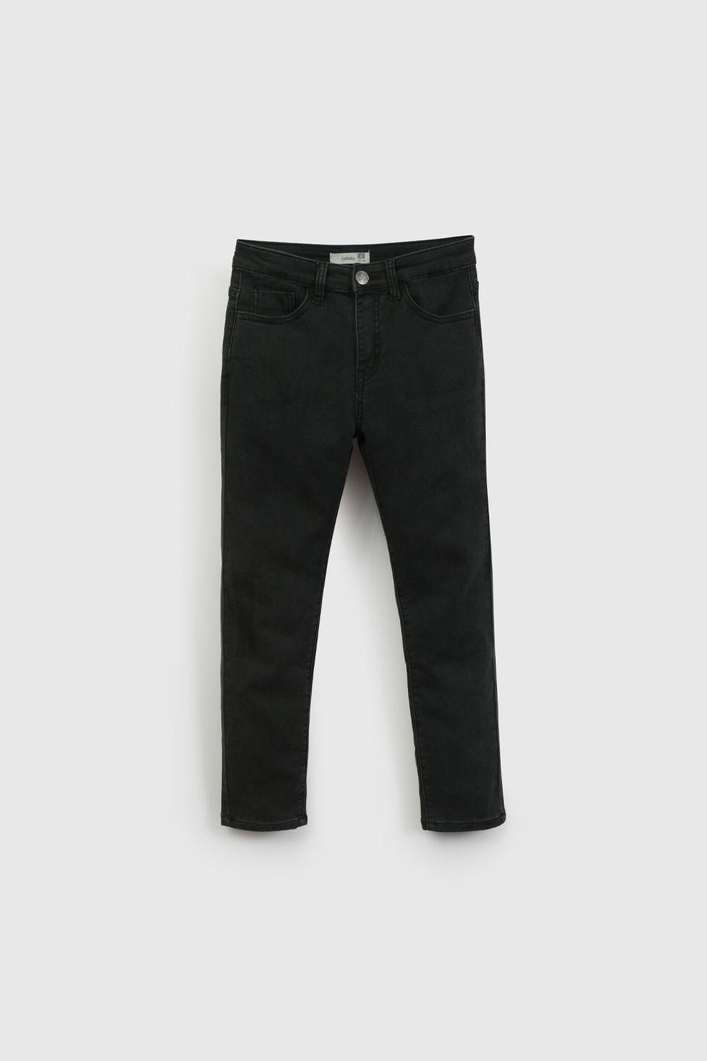 Jeans Negro Elasticado De Niño JEPO0102V26-0