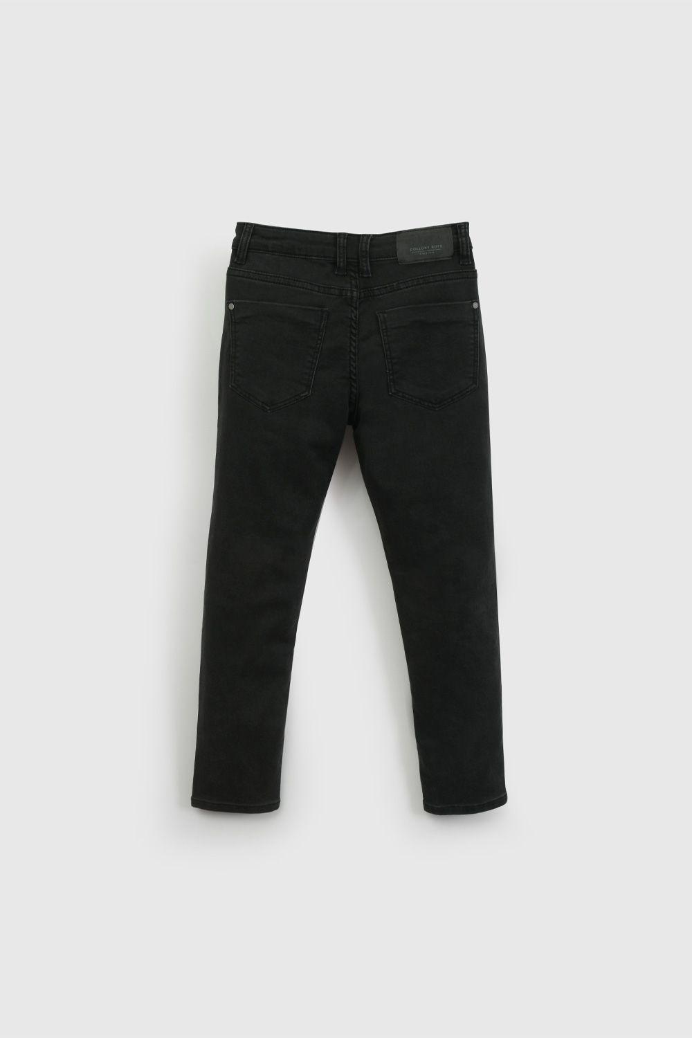 Jeans Negro Elasticado De Niño JEPO0102V26-1