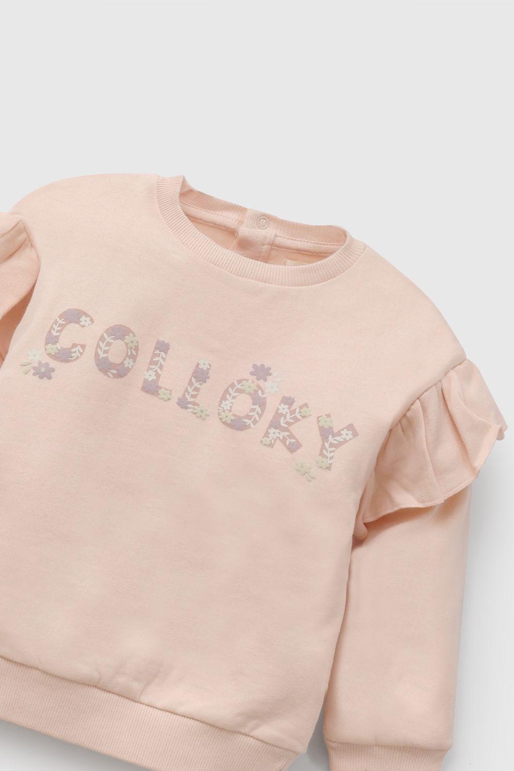 Polerón Rosa Niña 7372 Colloky-2