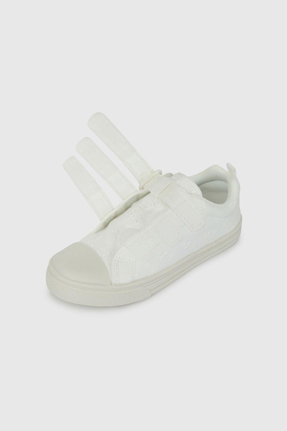 Zapatilla de Lona Blanca de Niña talla 28 a 38-5