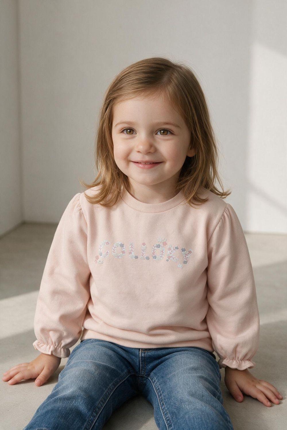 Poleron colloky niña rosa viejo 6-9M a 4-5A-1
