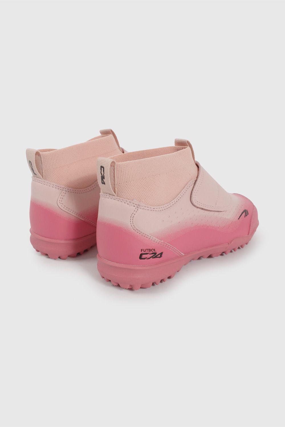 Zapatilla De Futbol Rosada 58670230V26-4