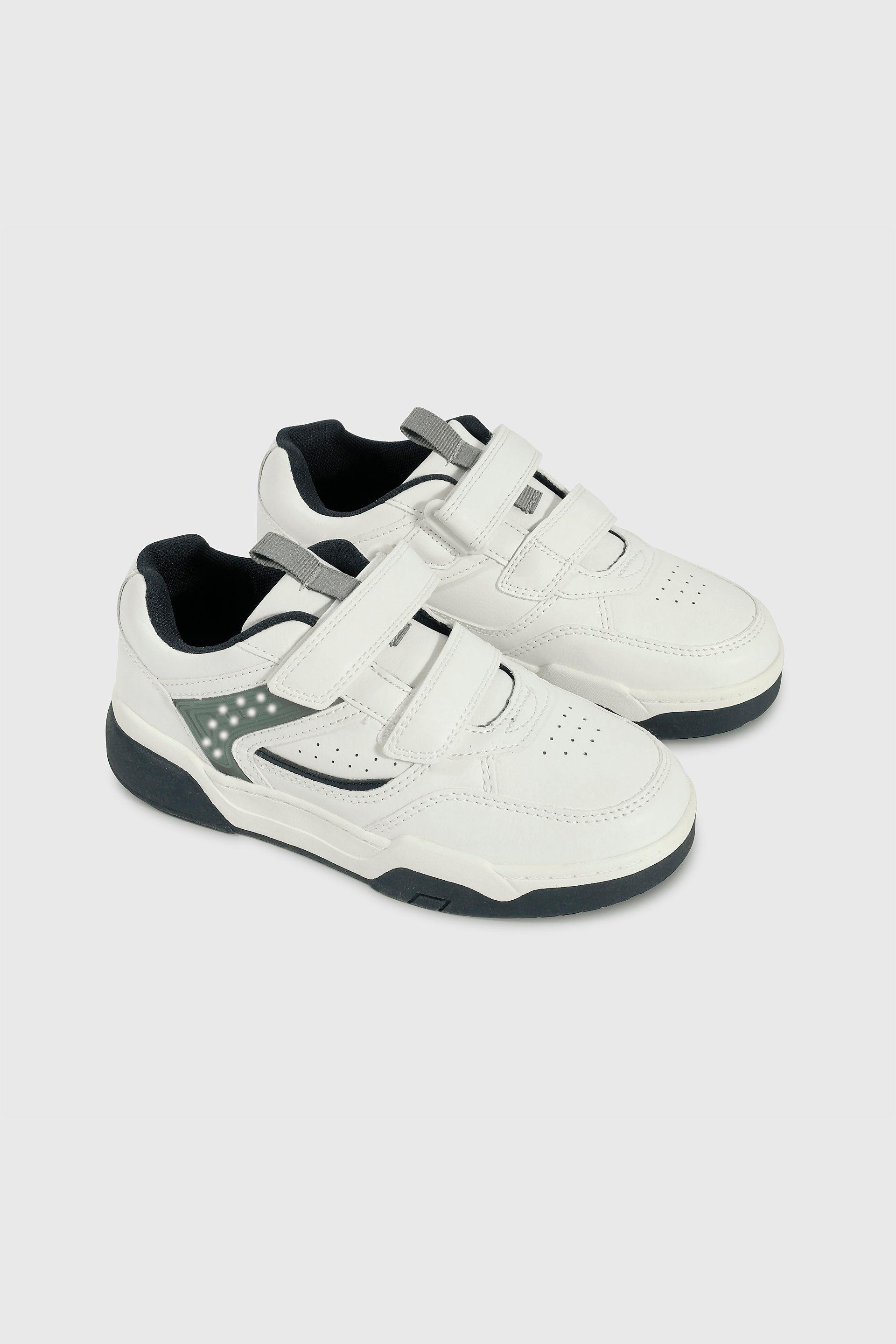 Zapatilla Blanca con Luces de Niño-0