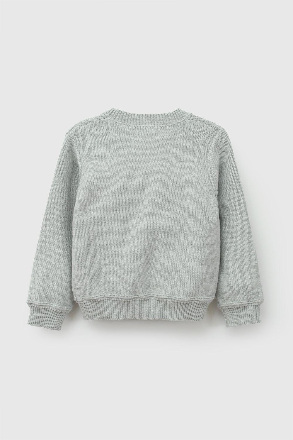 Chaleco Botones Gris Niño 6-9M a 4-5A Colloky-2