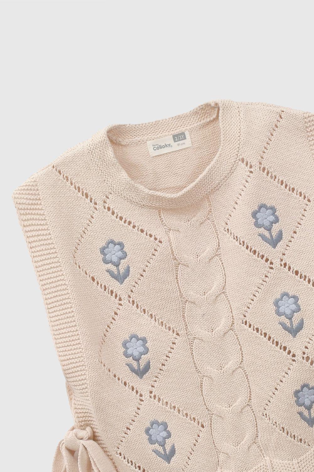 Sweater Beige Niña 7525 Colloky-2