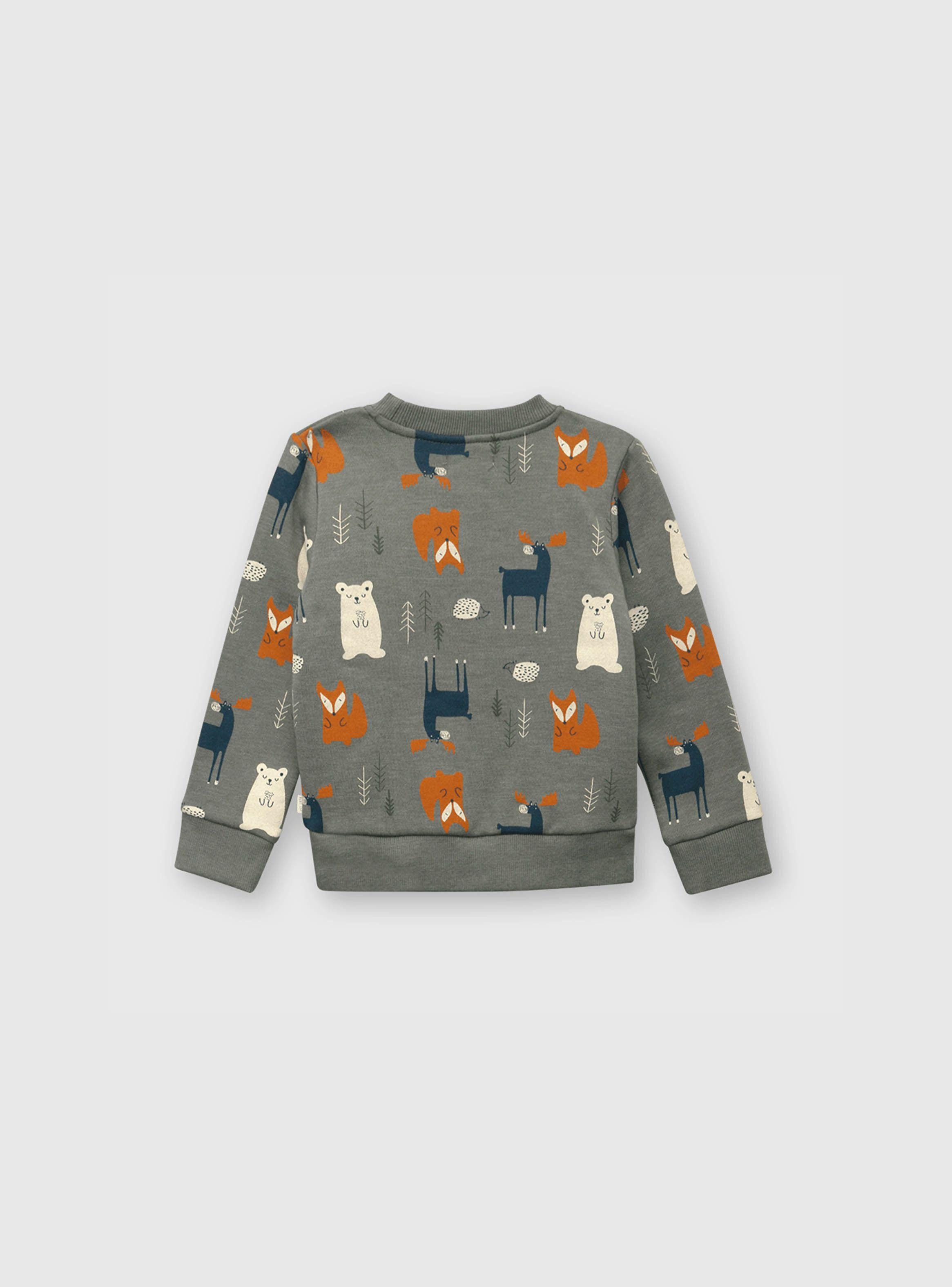 Polerón Bebé Niño Bosque Verde (3 A 36 Meses) Colloky-1