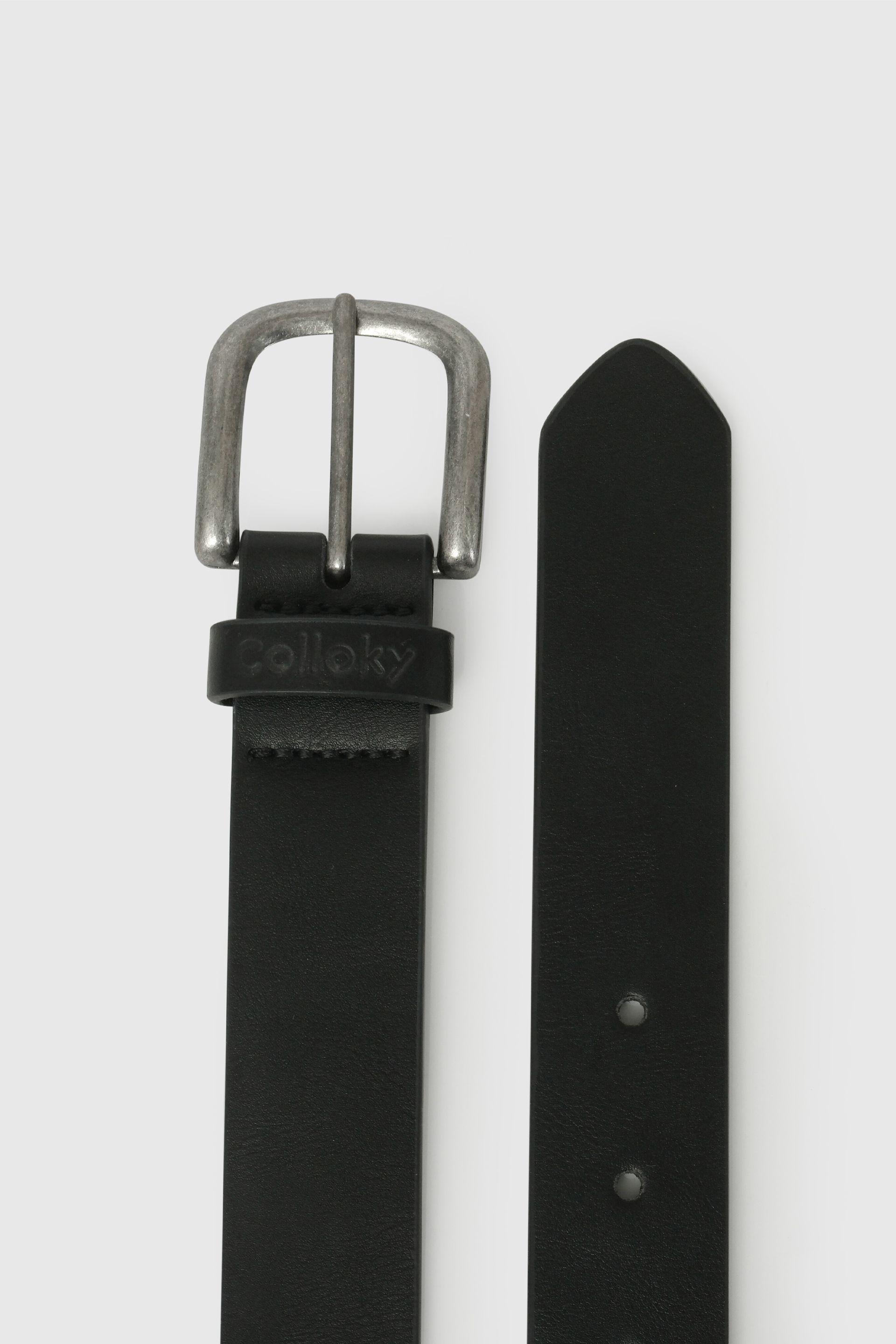 Cinturon Negro Unisex niño Colloky-2