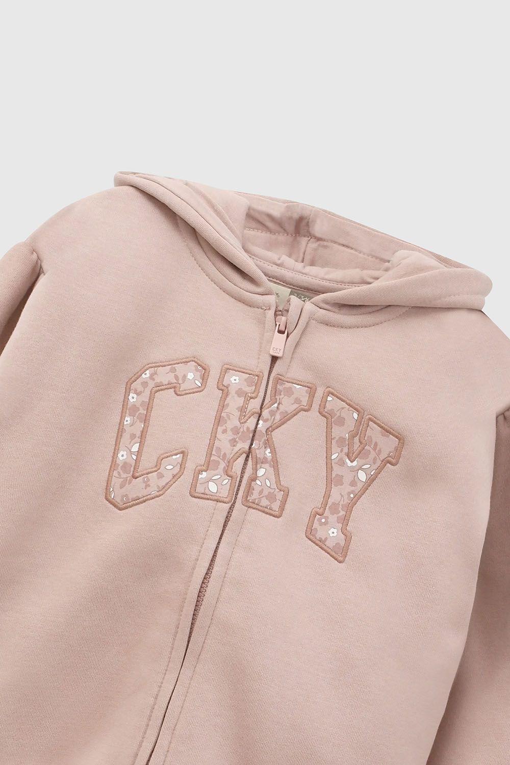 Polerón Niña Rosado 8212 Colloky-2