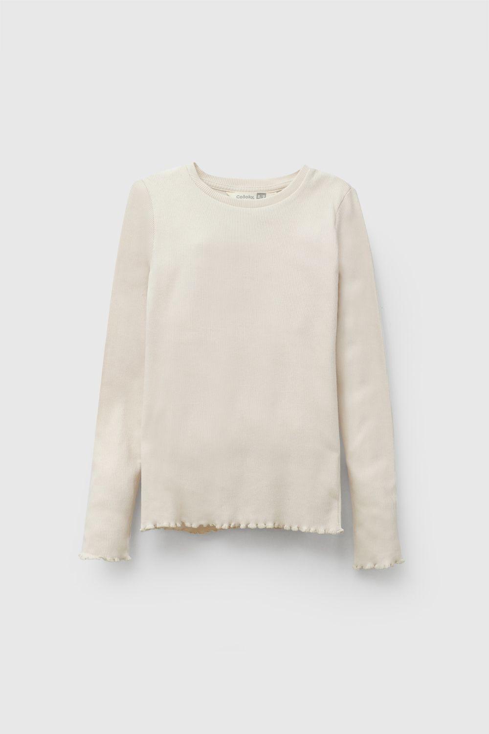 Polera Beige Niña 3-4A a 12-13A Colloky-0