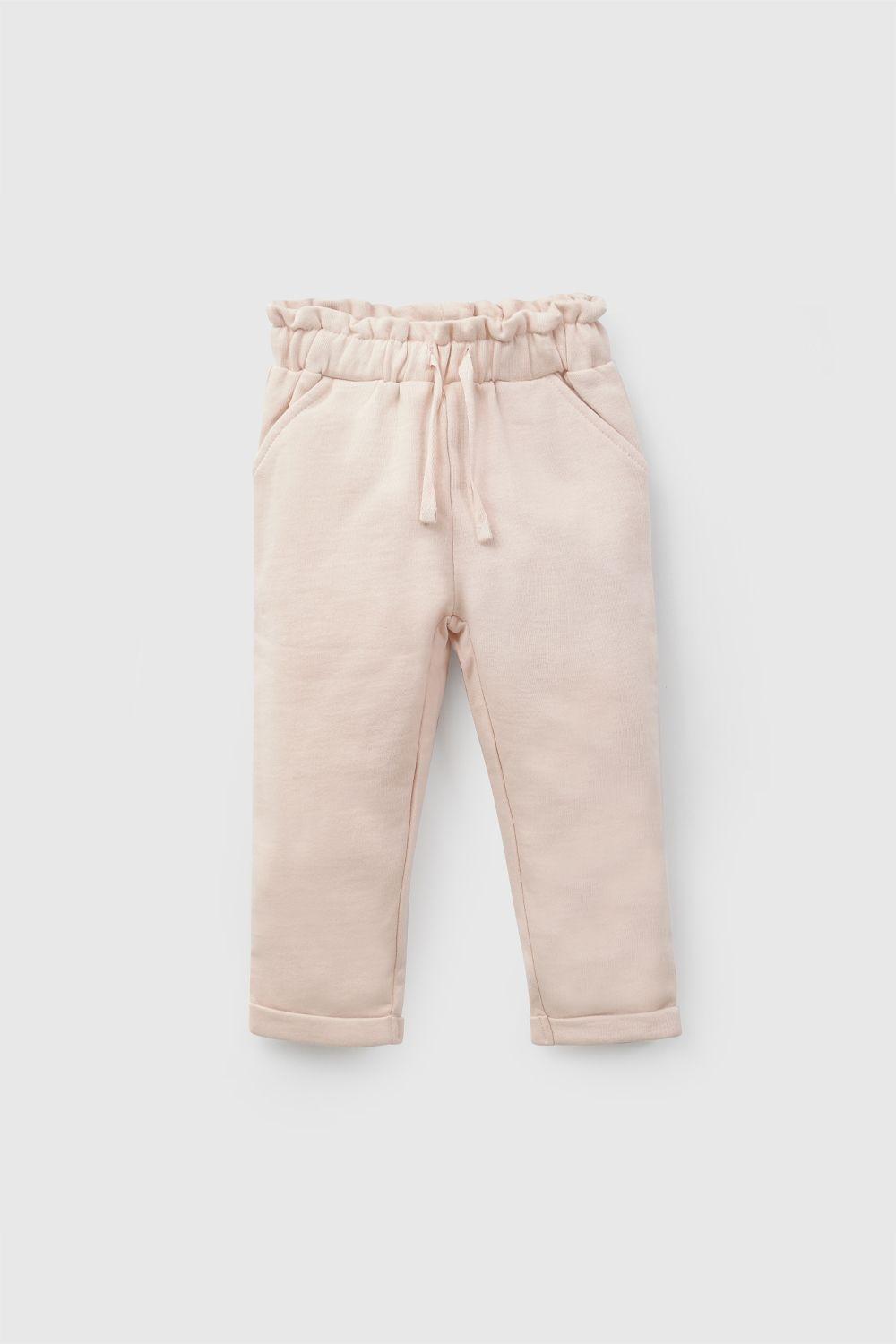 Pantalon Buzo Rosa Viejo Niña 6-9M a 4-5A Colloky-0