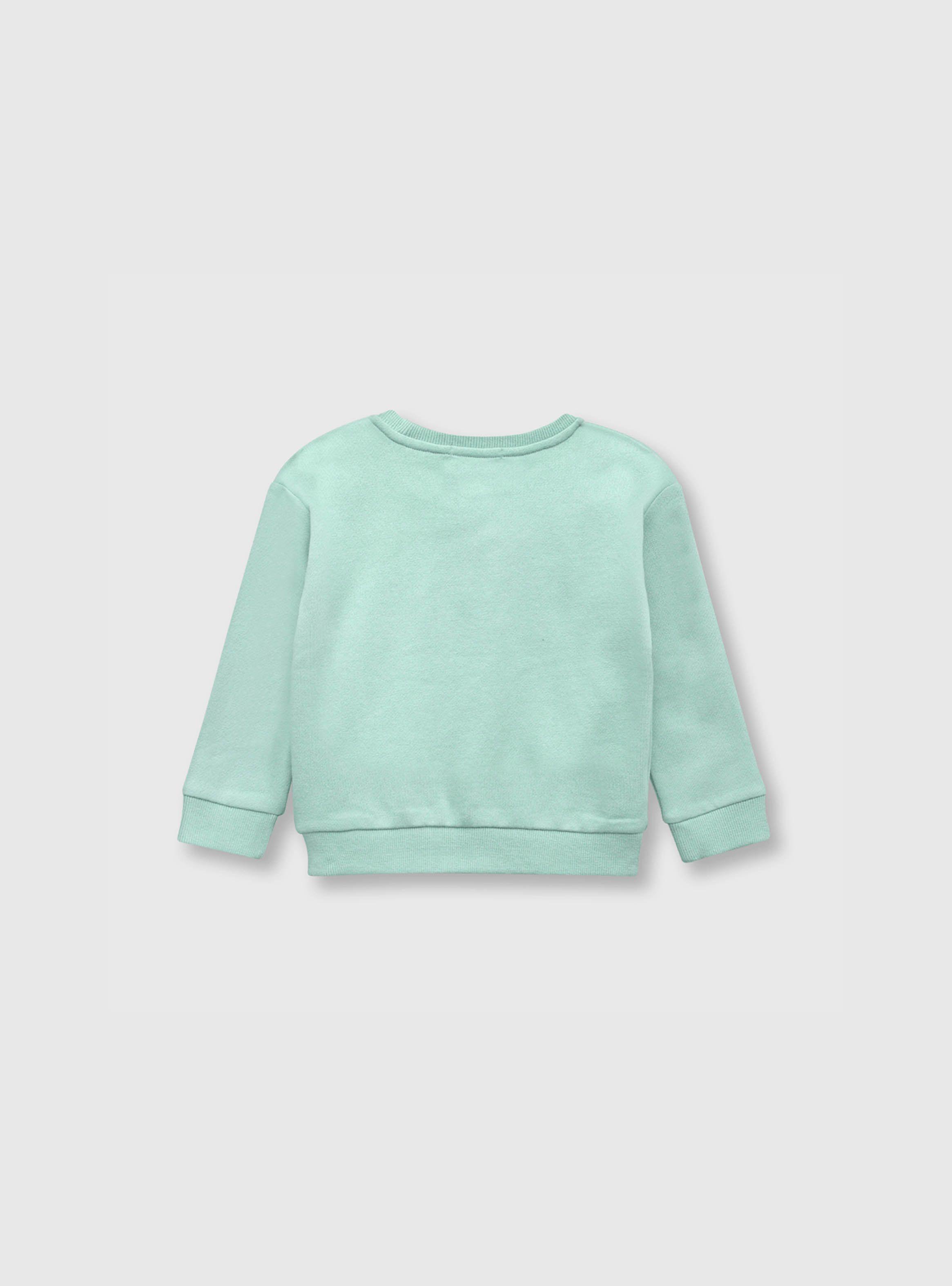 Polerón De Bebé Niña Estampado Verde (3 A 36 Meses) Colloky-1