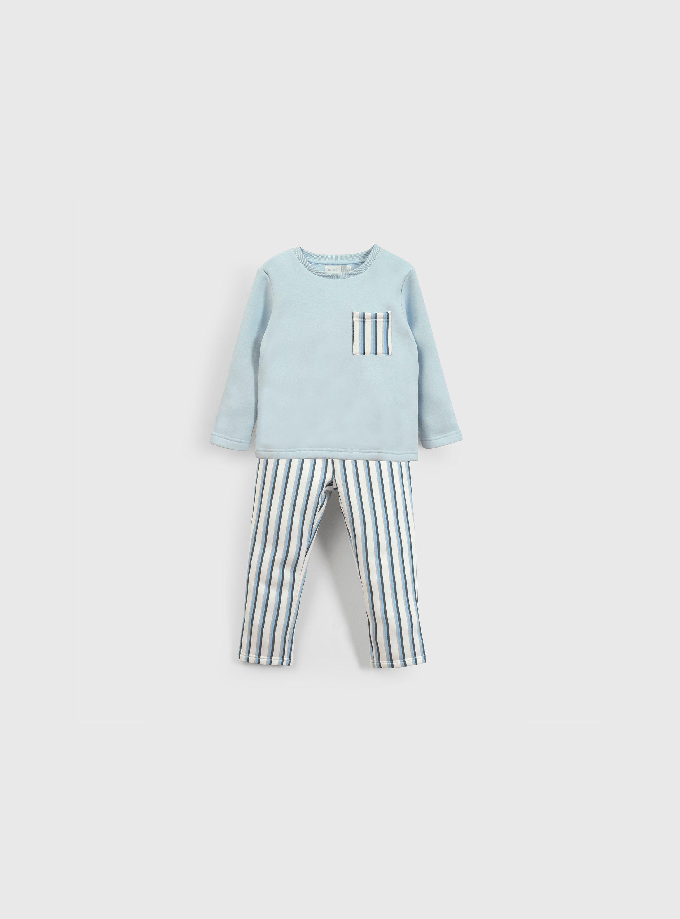 Pijama Niño Celeste 56242 Colloky-0