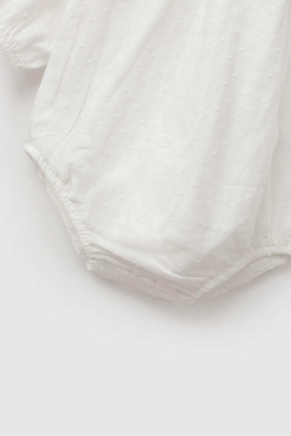 Body Bambula Blanco Niña Rn a 6-9M Colloky-3