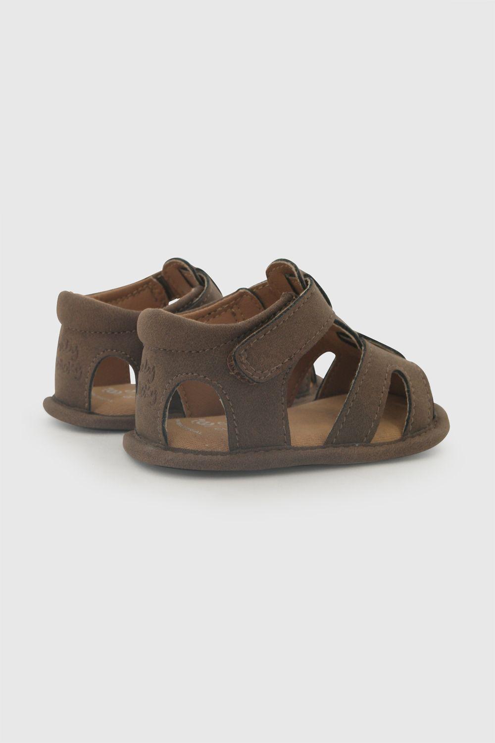 Sandalia Velcro Cafe Niño 14-18 Colloky-4
