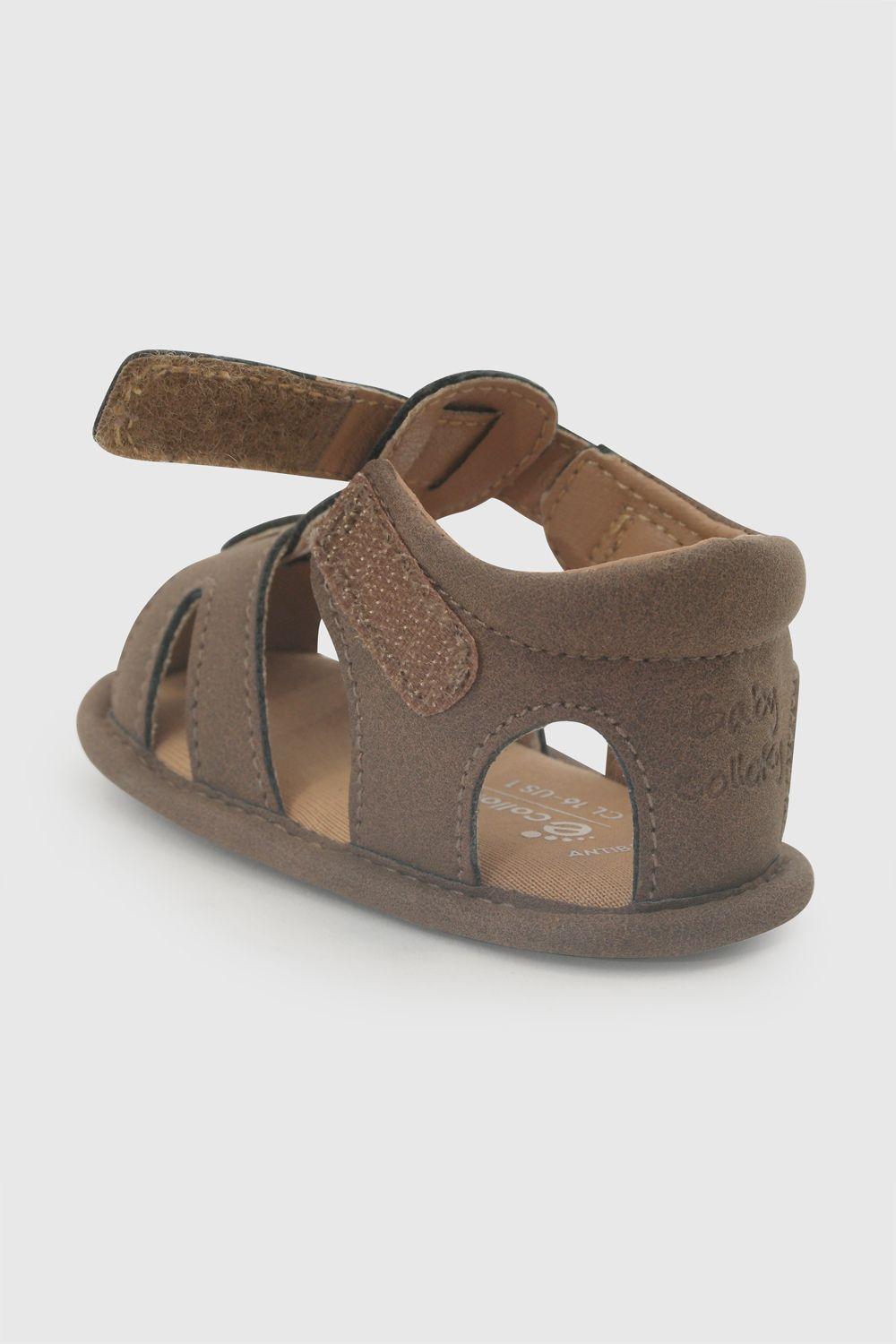 Sandalia Velcro Cafe Niño 14-18 Colloky-5