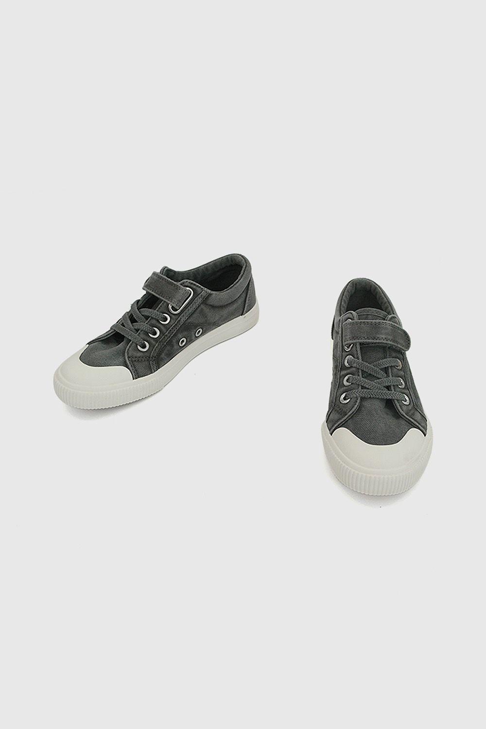Zapatilla Lona Negra Niño 28-38 Colloky-3