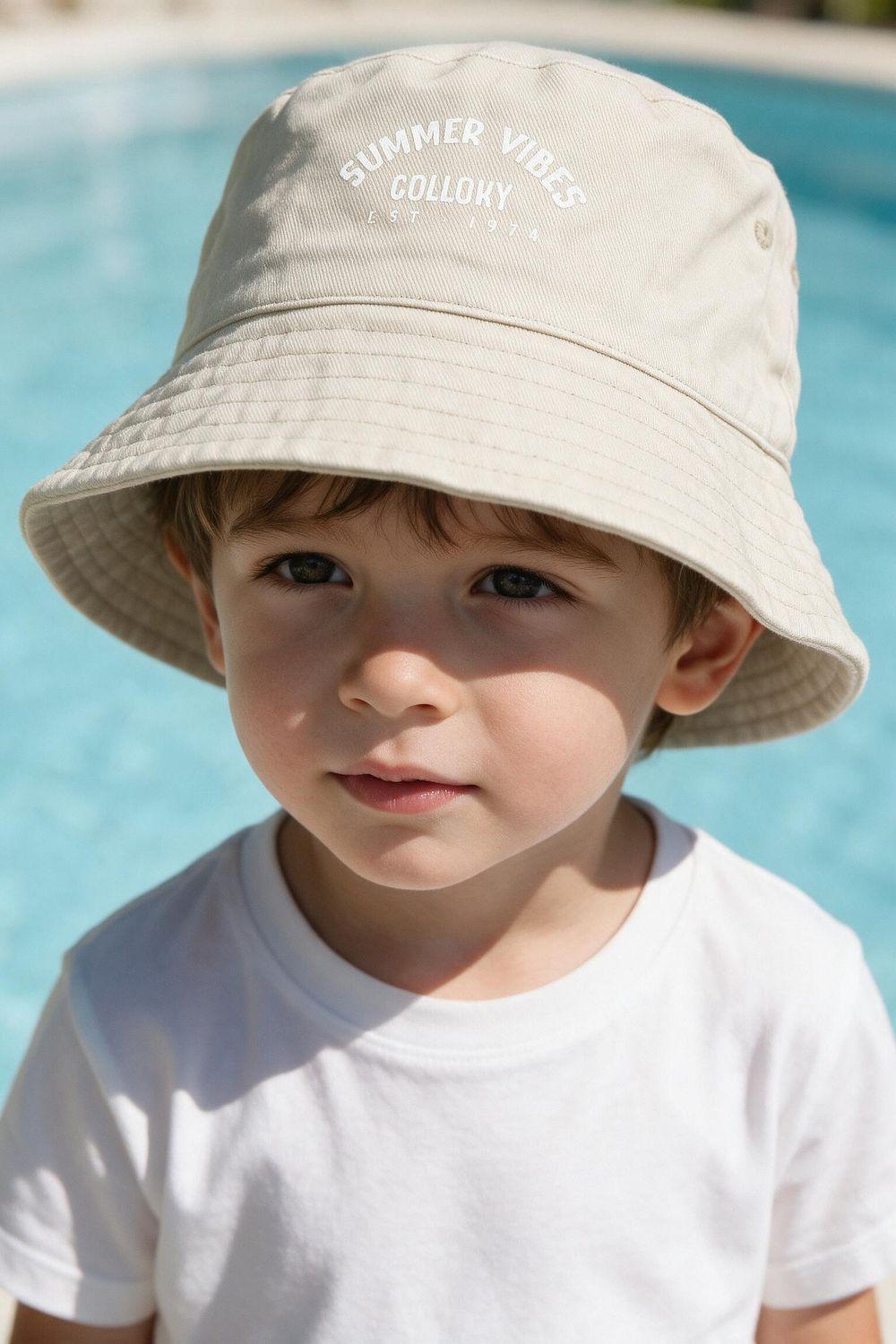 Sombrero algodón niño cafe 3/6M - 12/24M-1