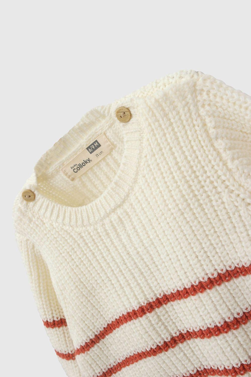 Sweater Unisex Beige 7692 Colloky-2