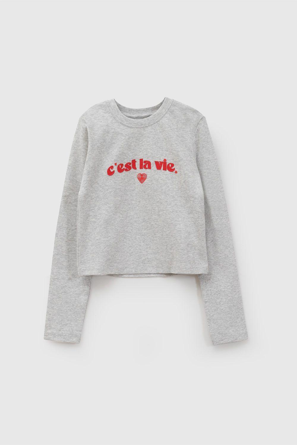Polera Niña Gris 7661 Colloky-0