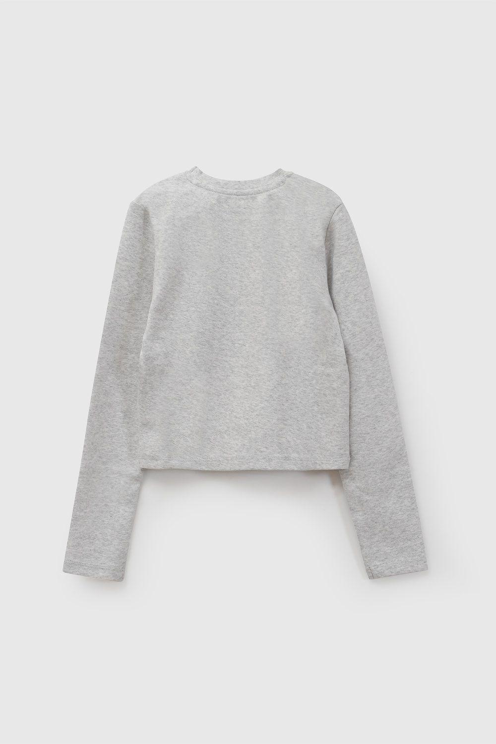 Polera Niña Gris 7661 Colloky-1