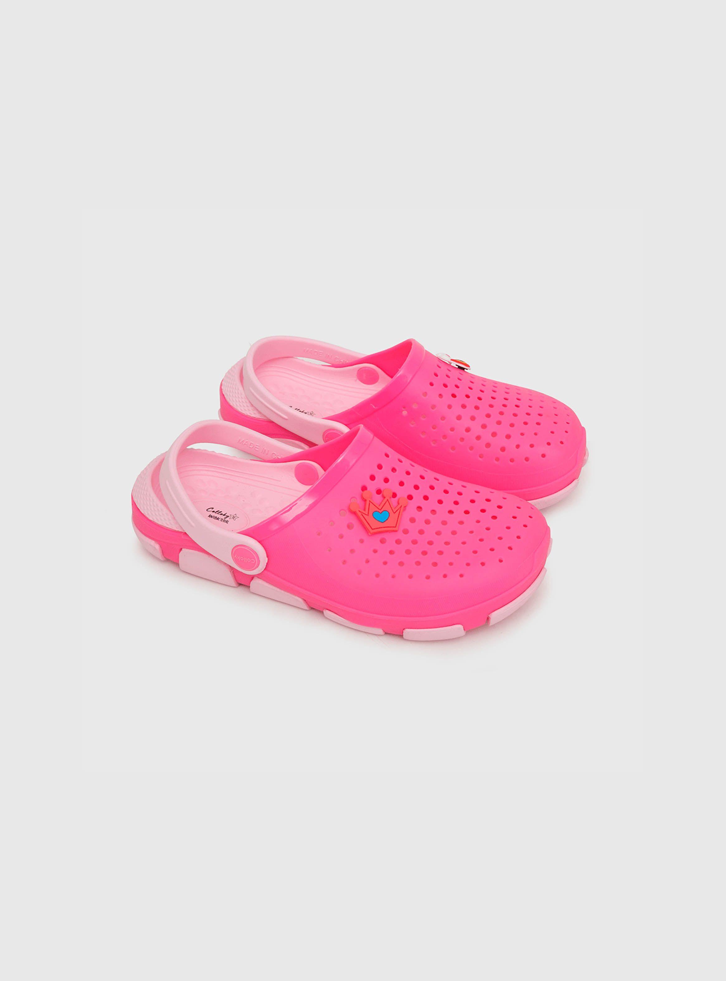 Sandalia Pvc De Niña Playa Rosado (28 A 33) Colloky-0