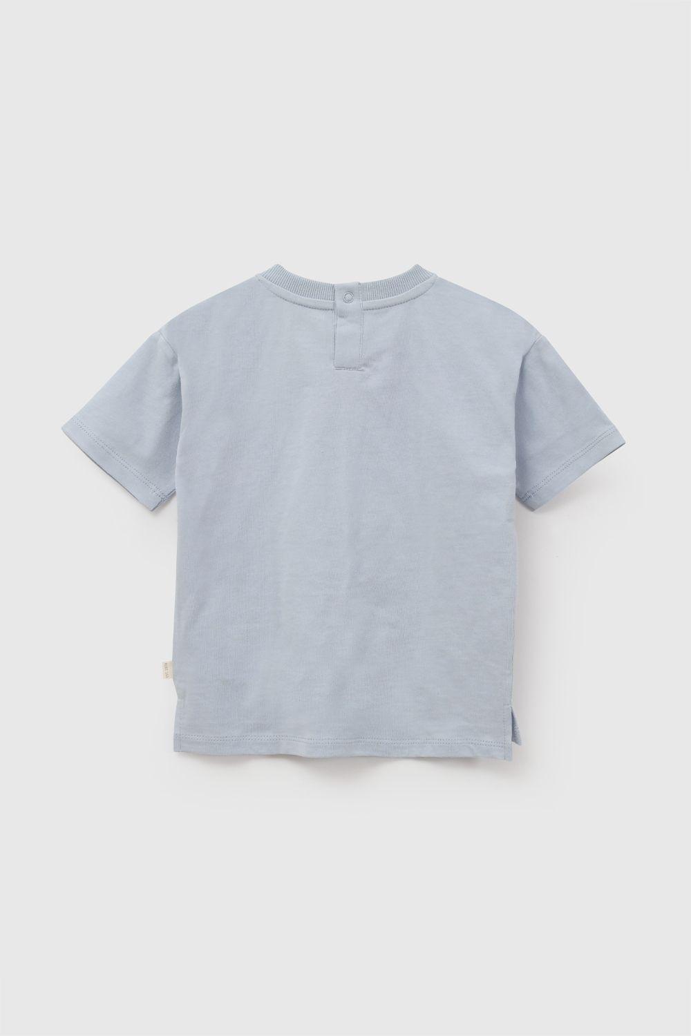 Polera Cangrejo Celeste Niño 6-9M a 4-5A Colloky-2