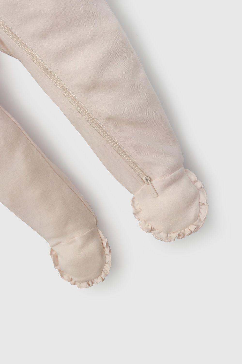 Pijama Rosado Gamuza Conejo De Bebé PJGA0231V26-3