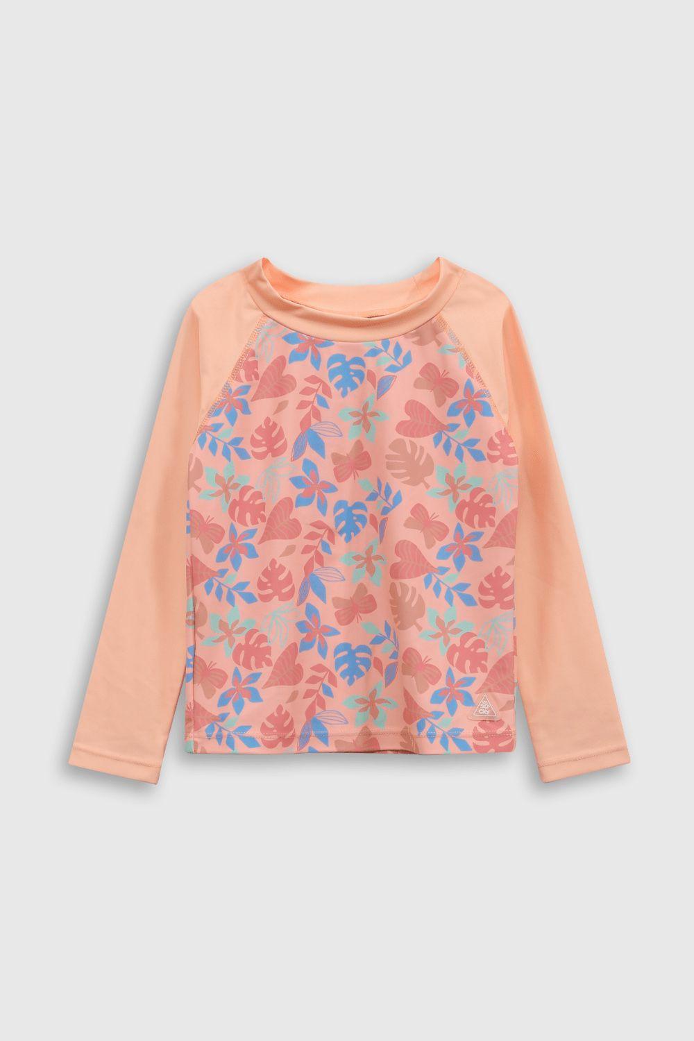 Polera Playa Playa Niña Naranjo POLY0443V25-0