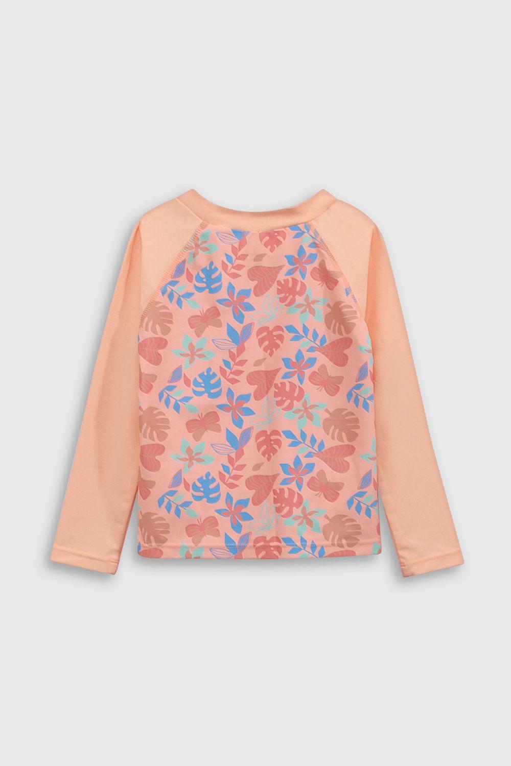 Polera Playa Playa Niña Naranjo POLY0443V25-1