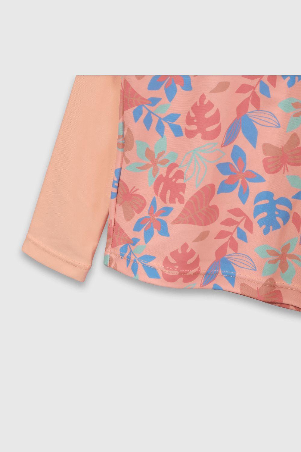 Polera Playa Playa Niña Naranjo POLY0443V25-2